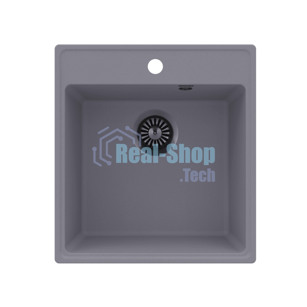 Кухонная мойка Maunfeld Perla 460 MFQS-460LGR светло-серый