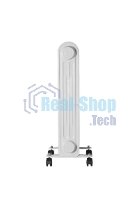 Обогреватель масляный Ресанта ОМПТ-12Н (12 секций) белый, 2500 Вт, 25 м2, термостат 67/3/5