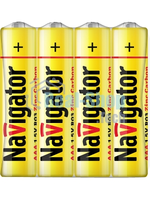 Элемент питания Navigator NBT-NS-R03-SH4, 1.5 В