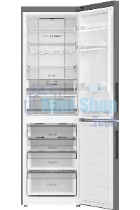 Холодильник Haier C2F636CFRGU1 серебристый двухкамерный 256/108 л морозилка снизу, No Frost