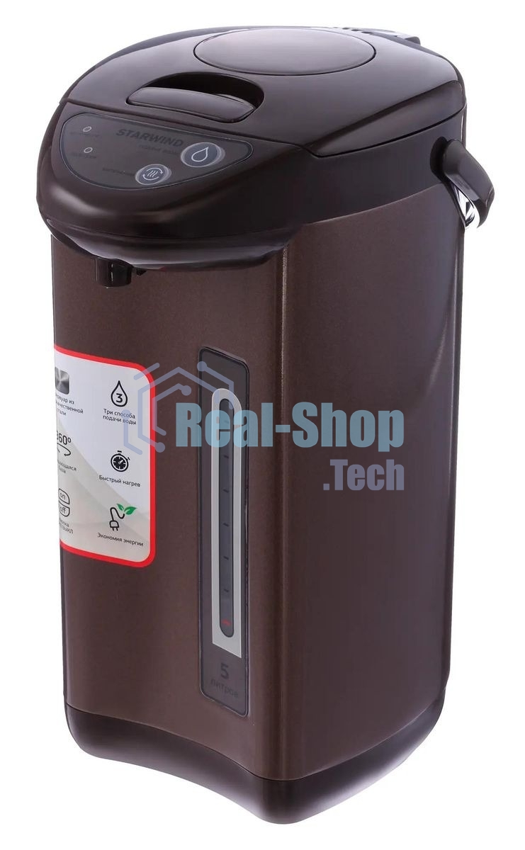 Термопот Starwind STP5171 5л. 750Вт коричневый