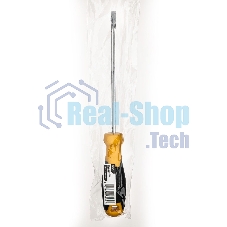 Отвертка шлицевая Deli DL6351501 5х150мм Материал: CR-V. Двухкомпонентная ручка. Хромированная