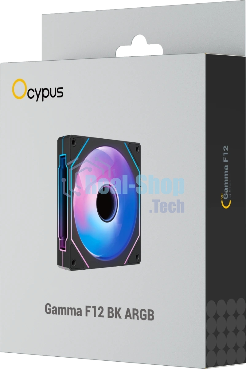Вентилятор для корпуса Ocypus Gaммa F12 ARGb BK (Gaммa-F12-BK1AM00X-GL)