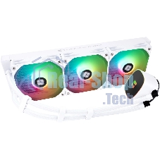 Система жидкостного охлаждения Thermalright Frozen Horizon 360 V2 Soc-AM5/AM4/1200/1700/1851 белый 4-pin 29.5dB Al Ret (F-HORIZON-360-WH-V2)