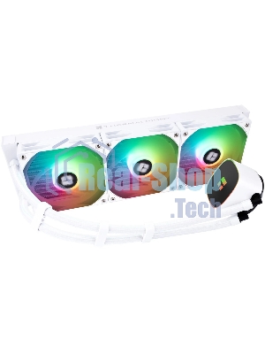 Система жидкостного охлаждения Thermalright Frozen Horizon 360 V2 Soc-AM5/AM4/1200/1700/1851 белый 4-pin 29.5dB Al Ret (F-HORIZON-360-WH-V2)