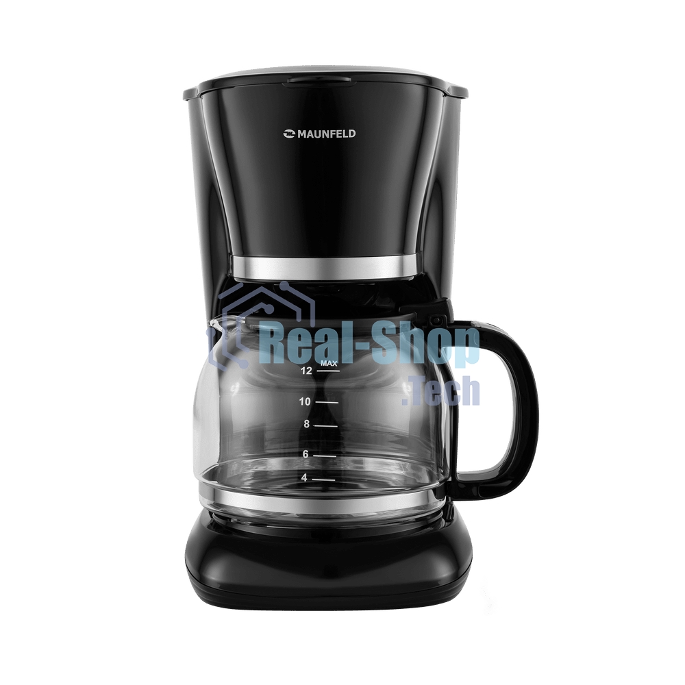 Кофеварка капельная Maunfeld MF-732BK черный, исп. кофе - молотый, 1,5 л, 1000 Вт
