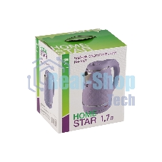 Чайник электрический Homestar HS-1007 1.7л лиловый, двойной корпус