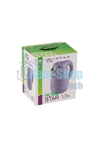 Чайник электрический Homestar HS-1007 1.7л лиловый, двойной корпус