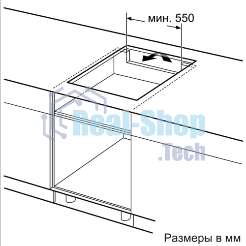 Индукционная варочная панель Bosch PUG61KAA5E черный