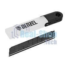 Лезвия Denzel 18 мм, сталь SK4 - 0,5 мм, супер острые, 5 шт.