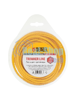 Леска для триммеров Denzel 96177квадратная витая 3.0ммх10м
