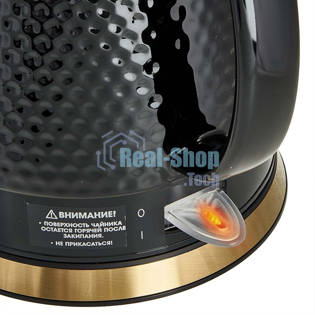 Чайник электрический Delta Lux DE-1021 черный