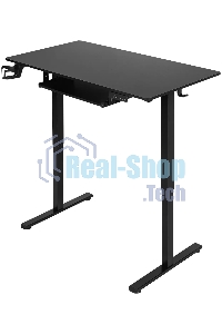 Стол игровой Defender Victory черн, 110x60, высота 72-117, полк 1