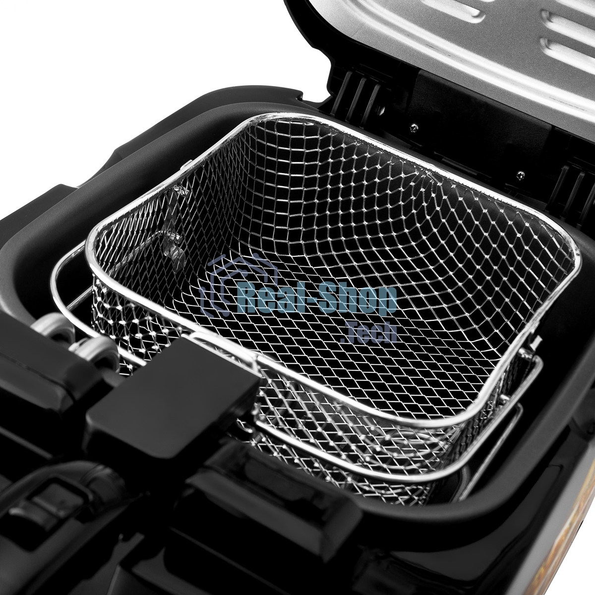 Фритюрница BRAYER 2830BR-BK чёрный, 1800 Вт, 3 л, 0.6 кг, съёмная чаша, таймер