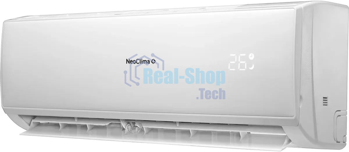 Кондиционер сплит-система настенного типа NeoClima NS/NU-HAL12F 12000 BTU, 35 м², 31/42 дБ, охлаждение, обогрев, осушение, белый (2 коробки)