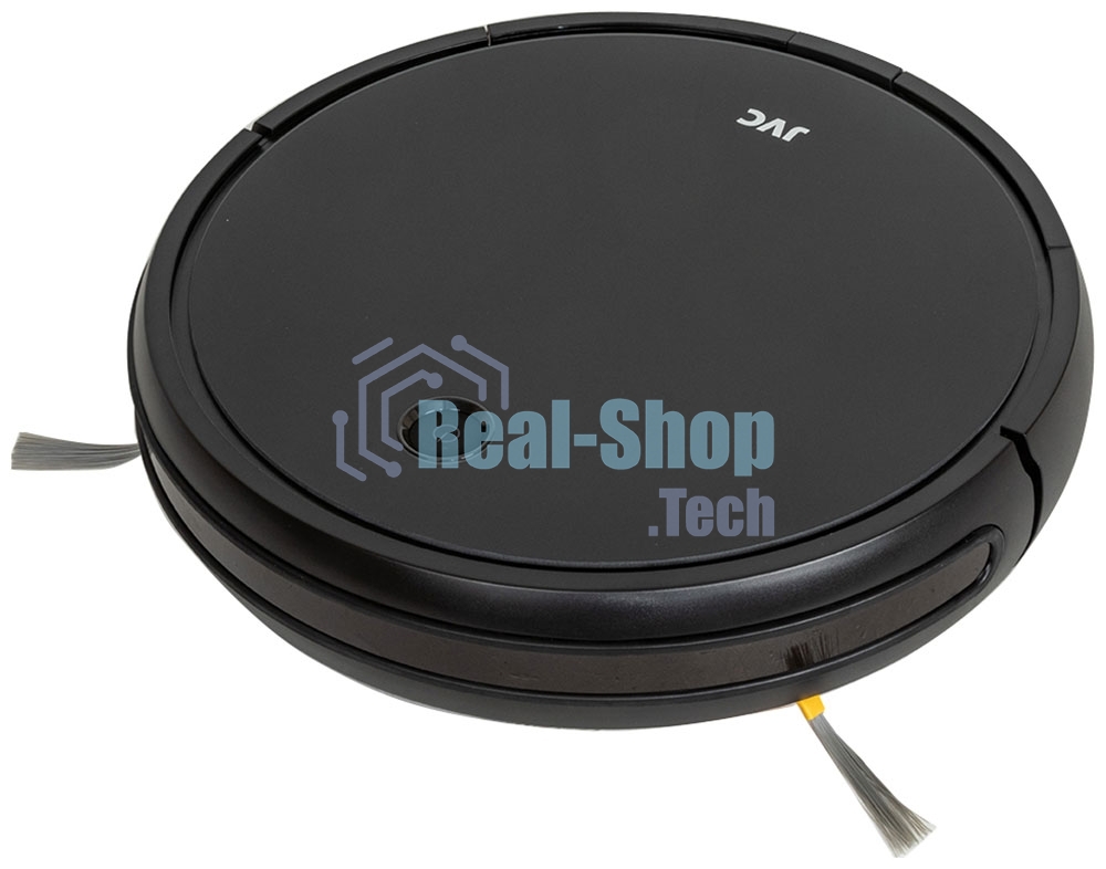 Робот-пылесос JVC JH-VR510 черный, 2500 мА·ч Li-Ion, уборка сухая/влажная, пылесборник контейнер 0.5 л