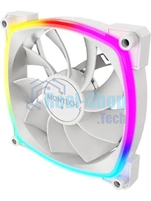 Вентилятор для корпуса MONTECH RX120 PWM белый, 120 мм, 1600 об/мин, 27 дБ, 4 pin