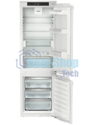 Встраиваемый холодильник Liebherr ICNd 5123 001 белый, двухкамерный, 190/83л, морозилка снизу, No Frost