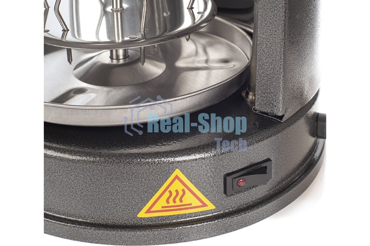 Шашлычница электрическая Kitfort KT-1404, 1400Вт серебристый