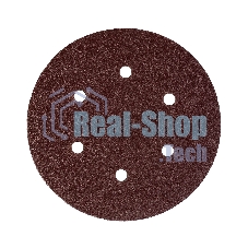 Круг шлифовальный PATRIOT на липучке, 150 мм, 6 отверстий, Р60, 5 шт