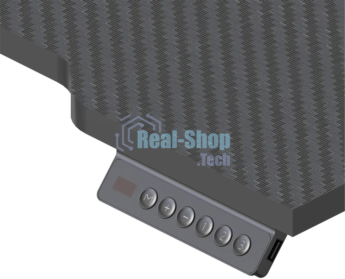 Стол компьютерный Cactus CS-EDXL-GbK столешница МДФ, черный карбон, каркас черный 140x60 см