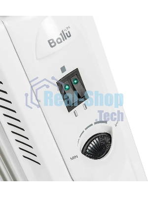 Обогреватель масляный Ballu Comfort BOH/CM-09WDN (9 секций) белый, 2000 Вт, 25 м2, термостат