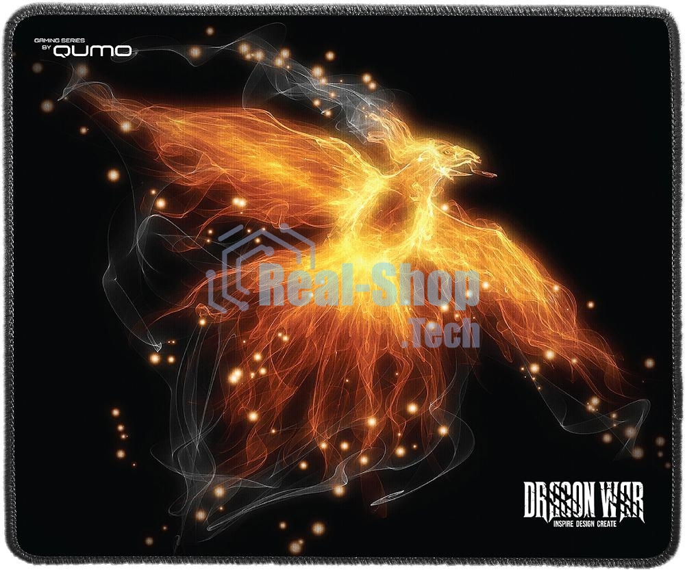 Игровой коврик Qumo Phoenix для мыши, 280x230x3 мм