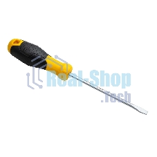 Отвертка шлицевая Deli DL6351251 5х125мм Материал: CR-V. Двухкомпонентная ручка. Хромированная