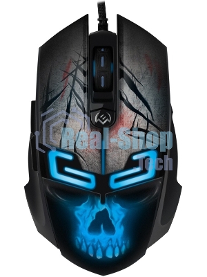 Мышь проводная SVEN RX-G805 черный, 8000 dpi, USB, кнопки - 6