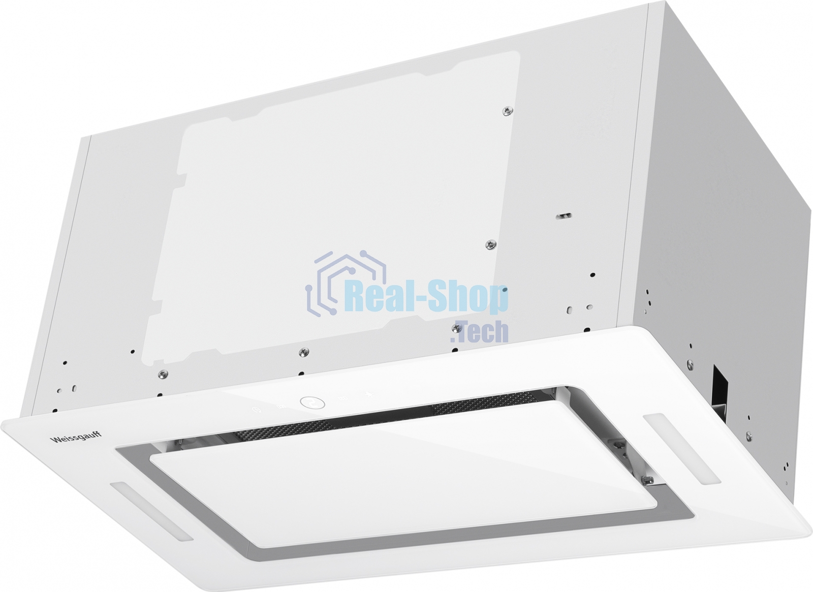 Вытяжка встраиваемая Weissgauff Aura 850 WH белый, 52 см, 850 куб. м/ч, 49 дБ
