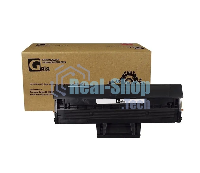 Картридж лазерный GalaPrint GP-MLT-D111S черный (1000 стр.) для Samsung Xpress SL-M2020/SL-M2020W/SL-M2021/SL-M2022/M2070F/SL-M2070W/SL-M2070F/SL-M2070FW/SL-M2072