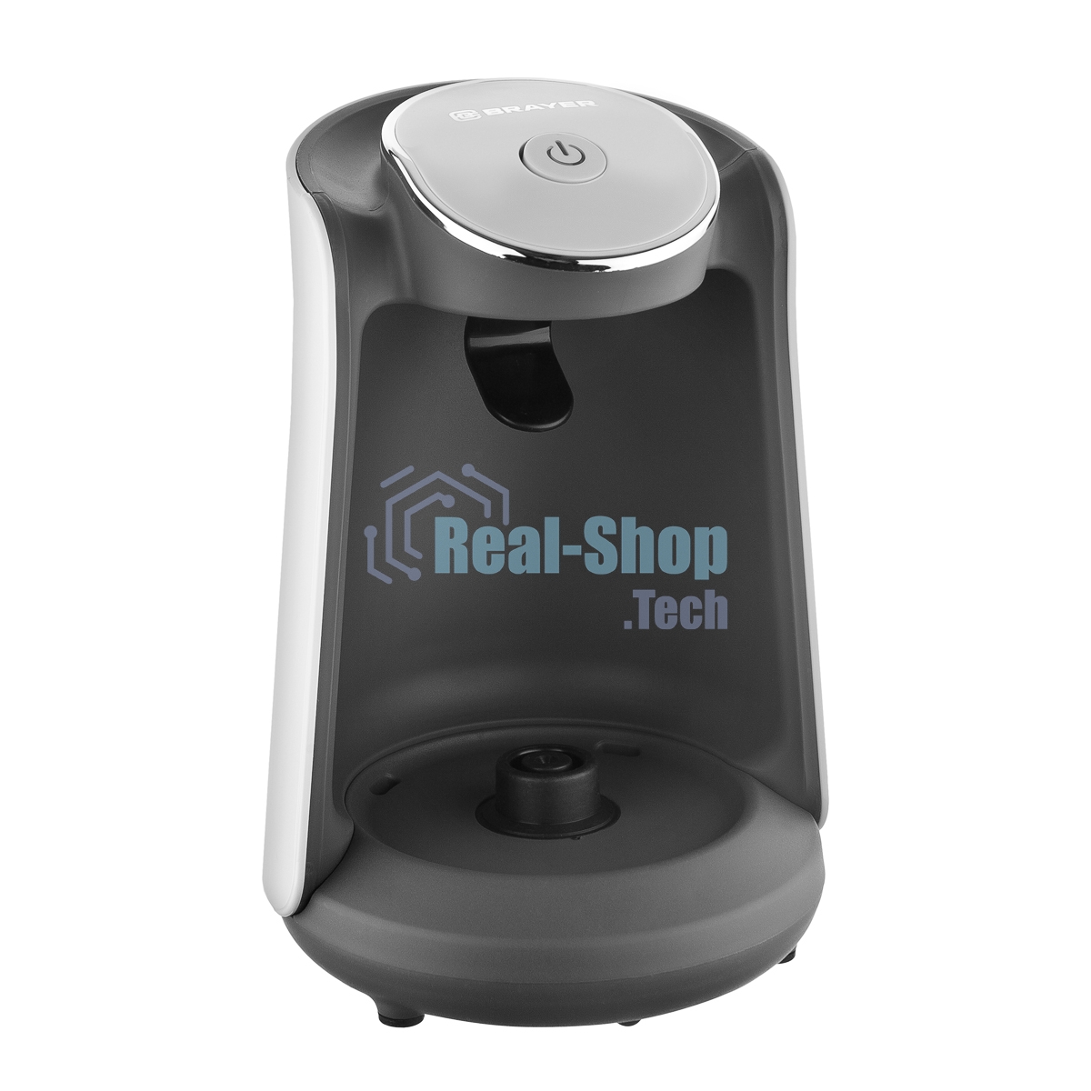 Электрическая турка BRAYER BR1142 белый/серый, исп. кофе -молотый, 0.5 л, 500 Вт.