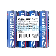 Батарейки Maunfeld Alkaline AA (LR6) MBLR6-SR40, спайка 4 шт, 1.5 В