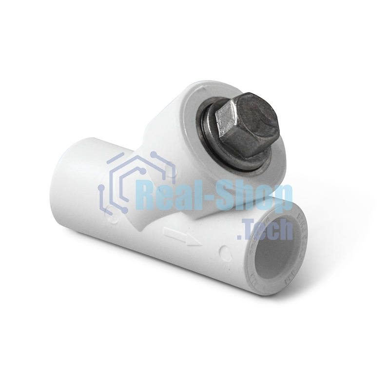 Фильтр вн. - вн. 20 полипропиленовый PPR белый PRO AQUA