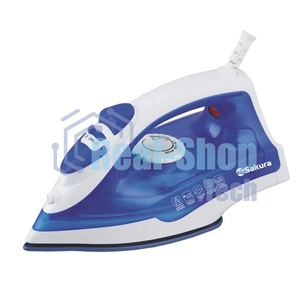 Утюг Sakura SA-3062CBL 1800Вт керам. подошва, пар. увлажнение, самоочист.
