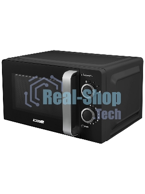 Микроволновая печь Renova MMS-20B1 черный, 20 л, 700 Вт, переключатели - поворотный механизм