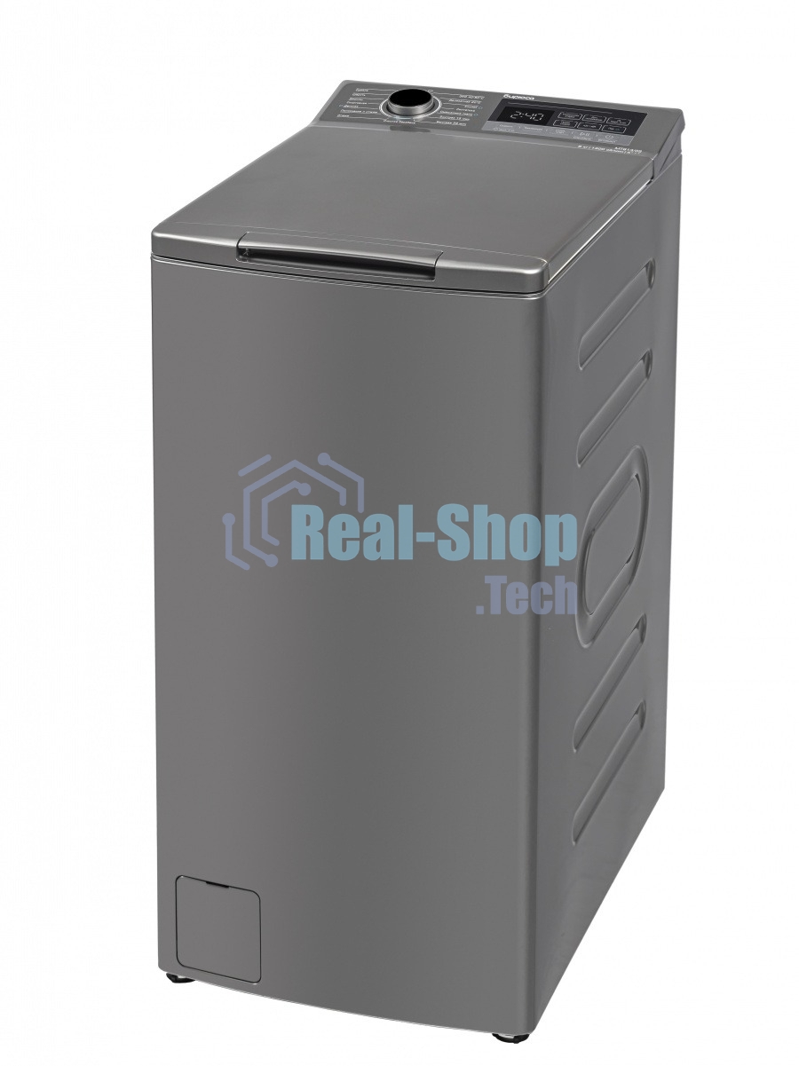 Стиральная машина Бирюса WM-MT813/05 M серая, загрузка вертикальная 8кг, 1300 об/мин., класс: A+++