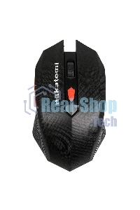 Мышь беспроводная Nakatomi MRON-08U черный, 1600 dpi, радиоканал, USB, кнопки - 6