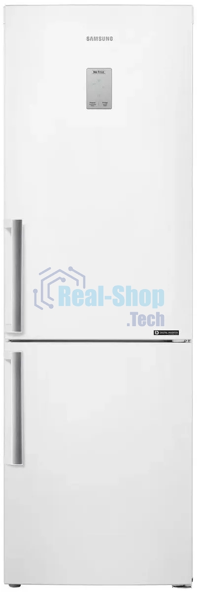 Холодильник Samsung RB33J3515WW/EF белый двухкамерный 231/90л морозилка снизу, No Frost