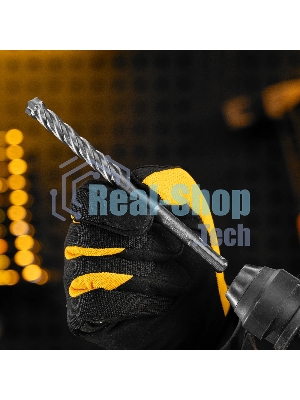 Бур по бетону Denzel цельная крестовая пластина, 12x165 мм, SDS PLUS