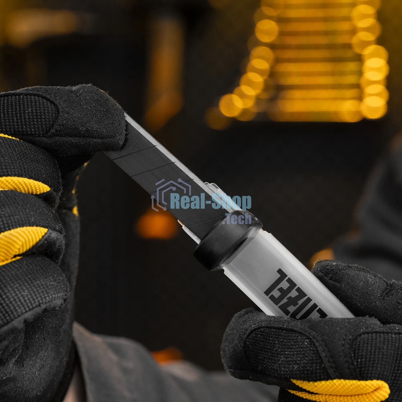 Лезвия Denzel 18 мм, сталь SK4 - 0,5 мм, супер острые, 5 шт.