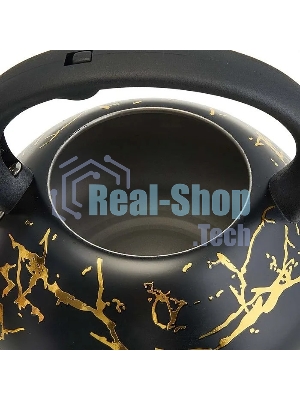 Чайник для плиты ALPENKOK AK-538 из нерж.стали 3л,со свистком,индукционное дно