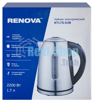Чайник электрический Renova KT17S-03B