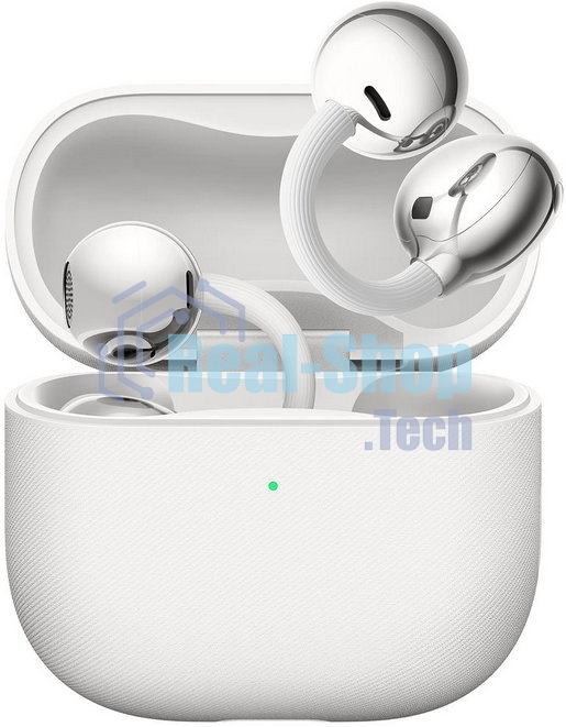 Наушники TWS Huawei FreeClip 2 белый, открытые (клипсы), Bluetooth, быстрая зарядка, до 8 ч