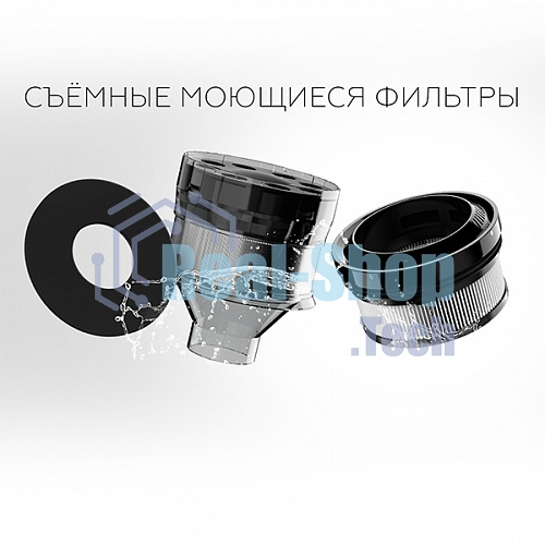 Пылесос вертикальный BQ VCA1000W красный, питание от аккумулятора, 160 Вт, уборка сухая, пылесборник 0.5 л, работа от АКБ max 50 мин