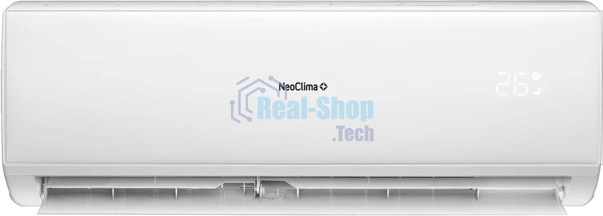 Кондиционер сплит-система настенного типа NeoClima NS/NU-HAL12F 12000 BTU, 35 м², 31/42 дБ, охлаждение, обогрев, осушение, белый (2 коробки)