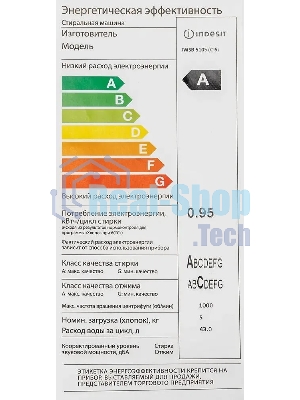 Стиральная машина Indesit IWSC 5105 белый, загрузка фронтальная 5 кг, 1000 об/мин., класс: А