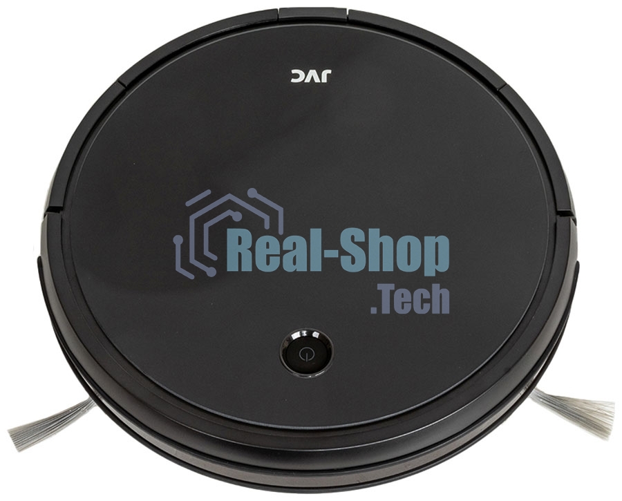 Робот-пылесос JVC JH-VR510 черный, 2500 мА·ч Li-Ion, уборка сухая/влажная, пылесборник контейнер 0.5 л