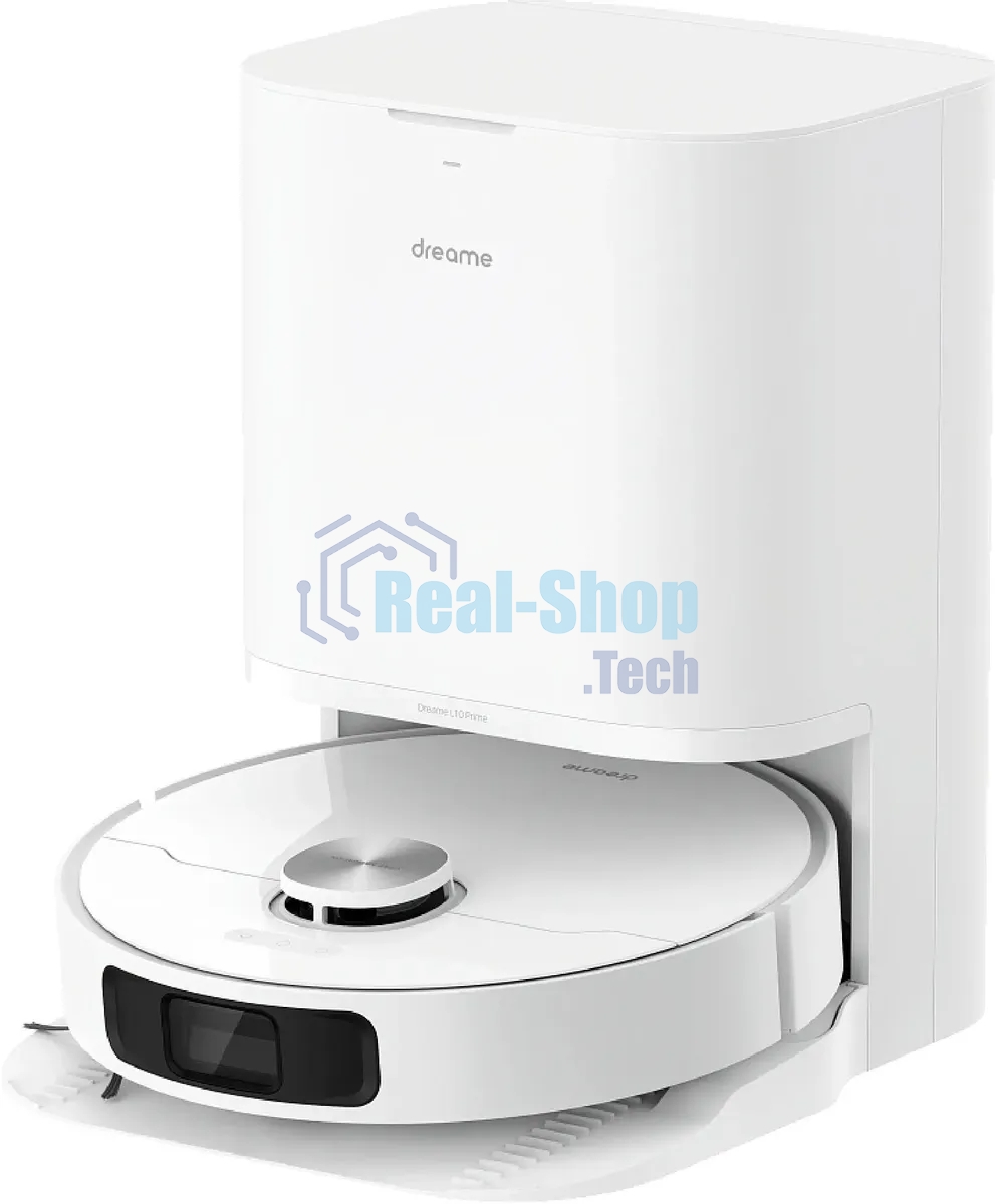 Робот-пылесос Dreame RLL11GC L10 Prime белый, 60 Вт, 5200 мА·ч Li-Ion, уборка сухая/влажная, пылесборник контейнер 0.45 л