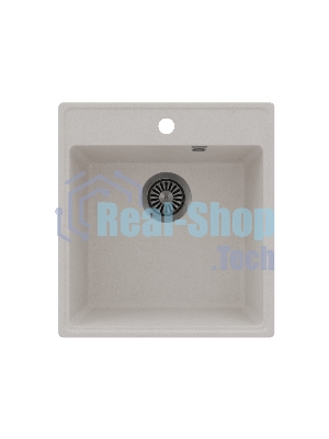 Кухонная мойка Maunfeld Perla 460 MFQS-460W кремовый